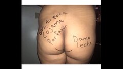 Me cojo a mi reina sumisa y le escribo en las nalgas Thumb
