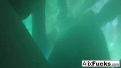 Underwater hidden camera lesbian fun with Alix &amp_ Jenna Thumb