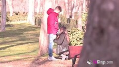 Lucia Nieto is back in FAKings to suck stranger'_s dicks right in the public park Thumb
