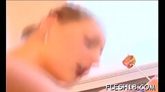 Delightful blonde gal does porn Thumb