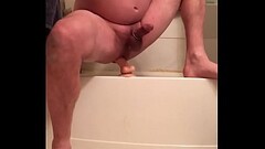 Cute /mature, with 11&quot_ dildo in ass, aka &ldquo_adam longrod&rdquo_ Thumb
