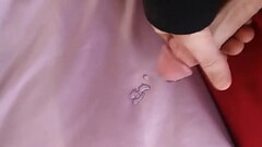 Chuck plays with himself until blows a load Thumb