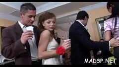 Perverted sex party with wild chicks getting fucked like crazy Thumb