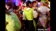 Hot sirens are sharing succulent tits and cunts in the club Thumb