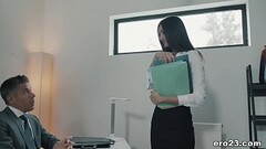 Hot secretary and her big cocked boss - Eliza Ibarra and Mick Blue Thumb