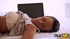 OLD4K. Old penetrates smoking-hot secretary in several poses Thumb