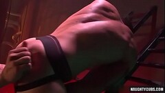 Hairy jock anal rimming with cumshot Thumb