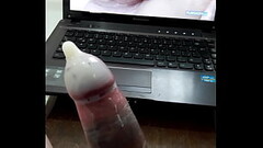 Cum in condom Thumb