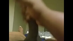 Black cock cums Thumb
