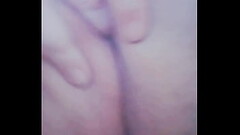 Rubbing my clit Thumb