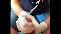 My wife is giving me a quick HJ Thumb